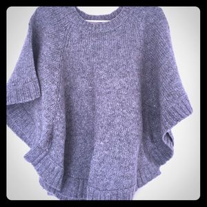 Michael Kors silver/gray poncho